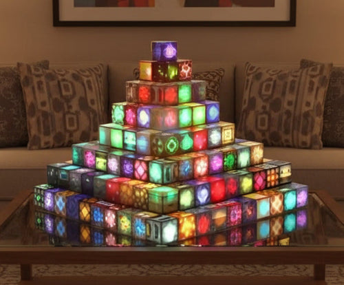GlowBlock Magnetic Light Cubes Set