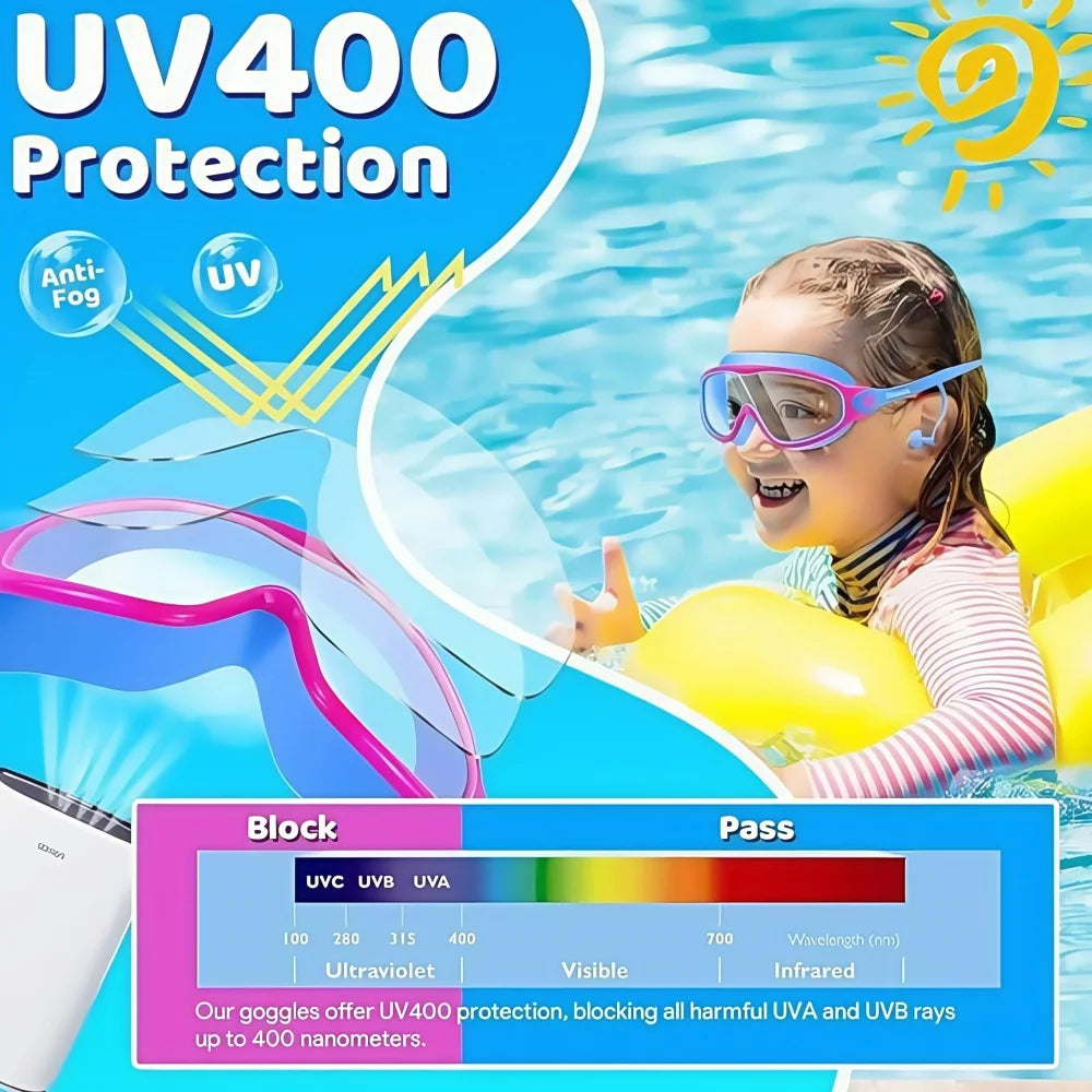 ClearWave Kids Swim Goggles