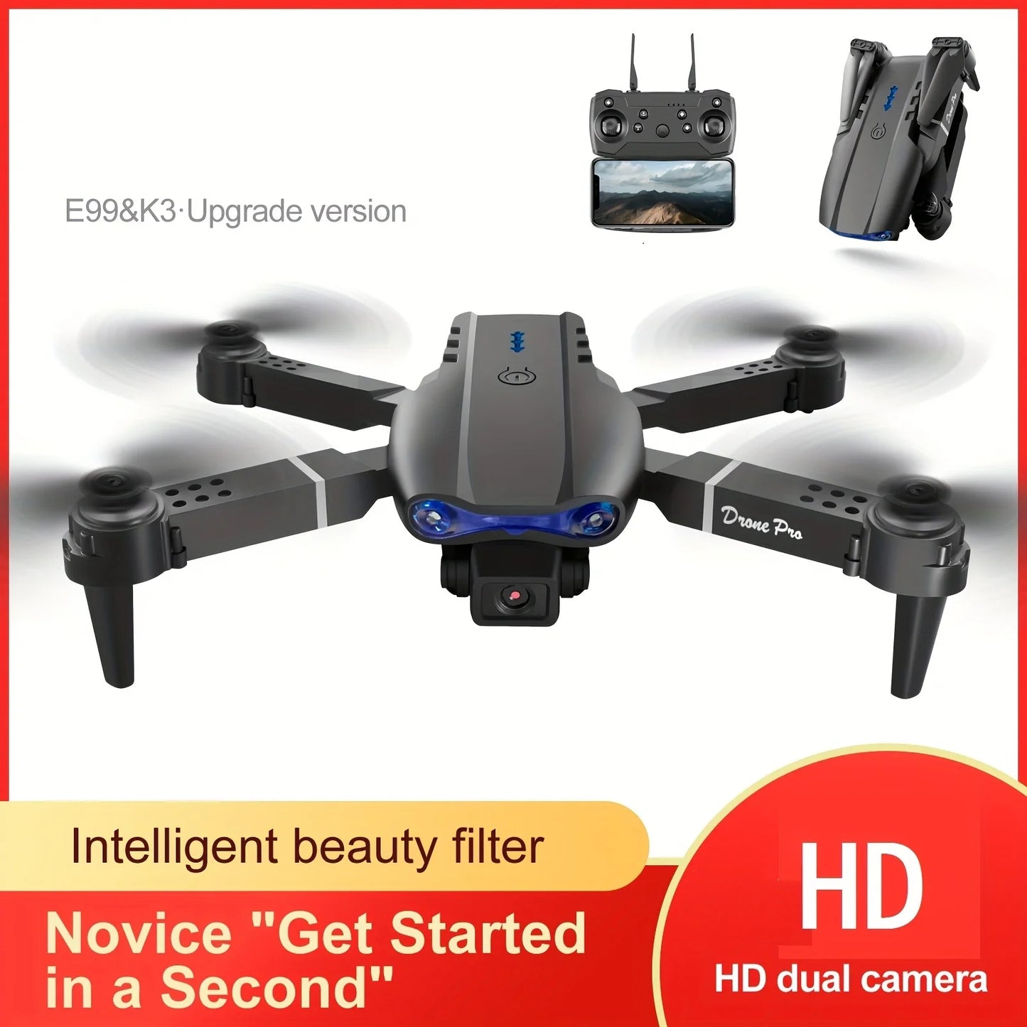 SkyFold Explorer Mini Drone
