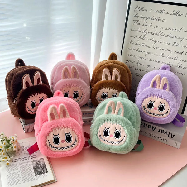 Adorable Plush Cartoon Backpack