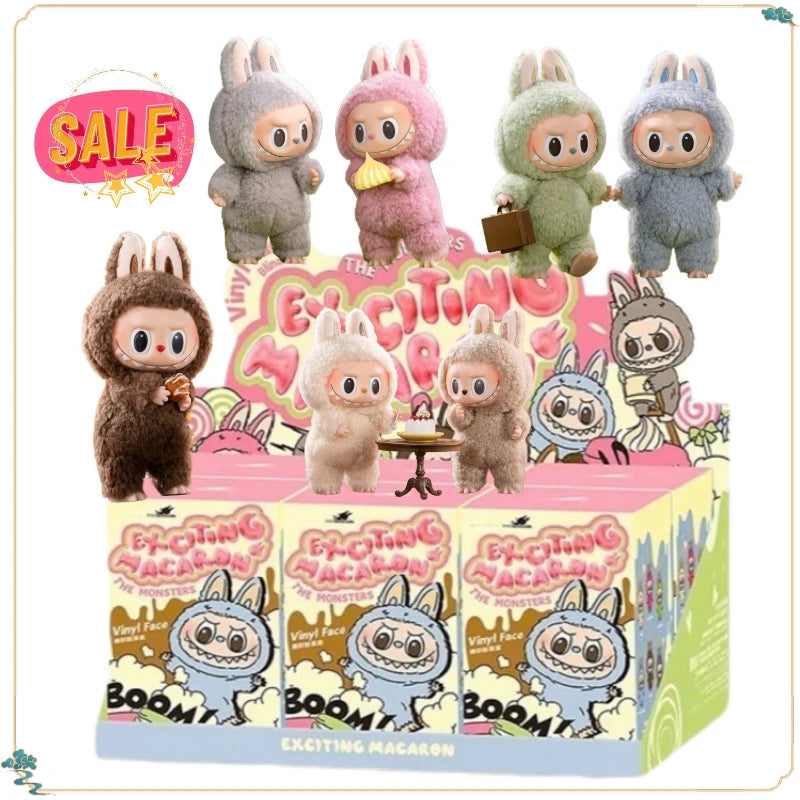 🧁 Monster-Cute Labubu Macaron Blind Boxes