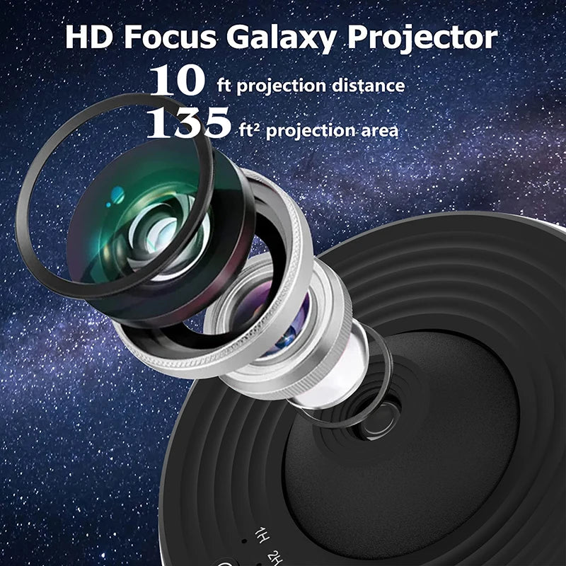 Galaxy Night Star Projector Lamp