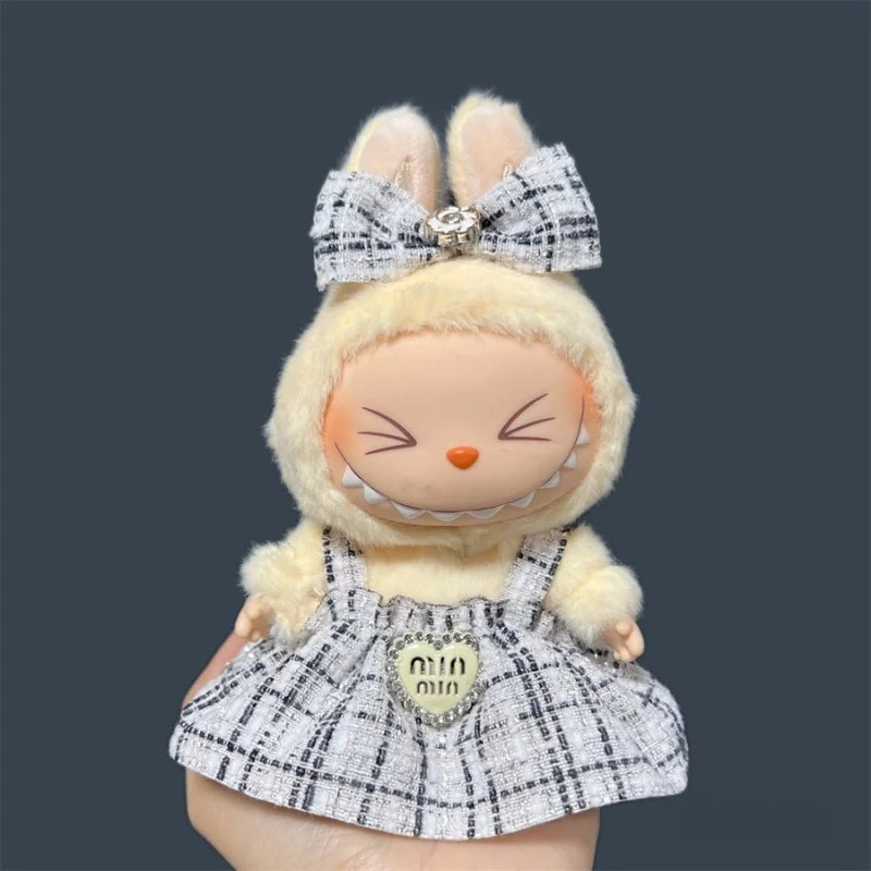 Labubu Plush Doll Skirt Set
