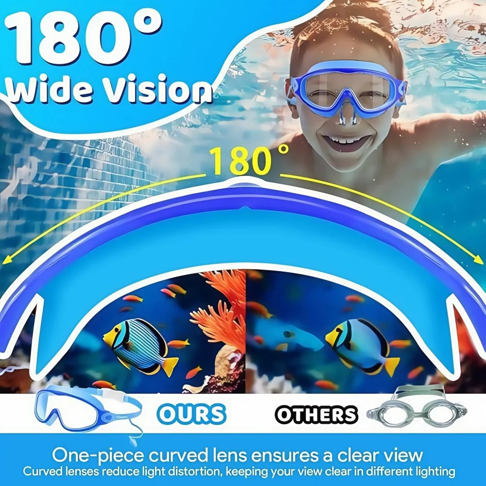ClearWave Kids Swim Goggles