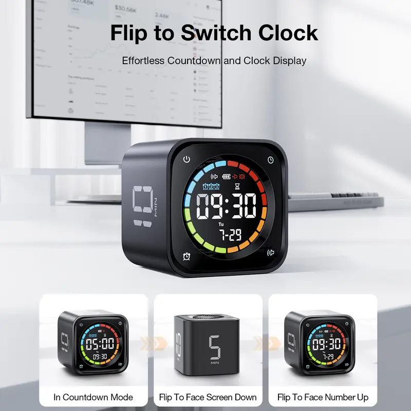 Effortless Focus Timer Cube
