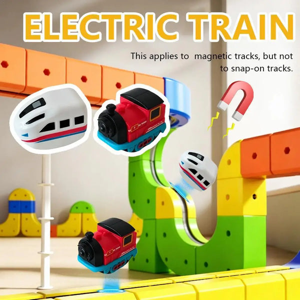 Magnetic Rail Cube Train
