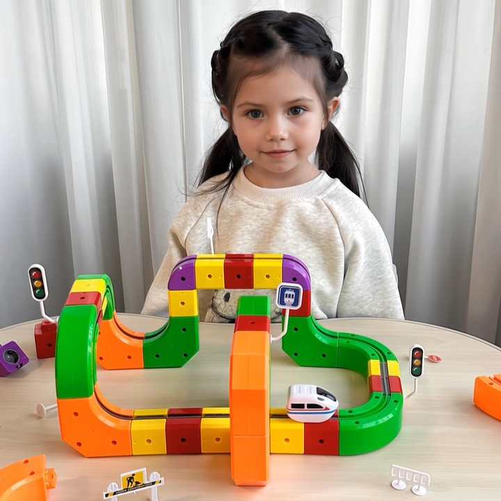 Cube Track | Magnetic Rail Track