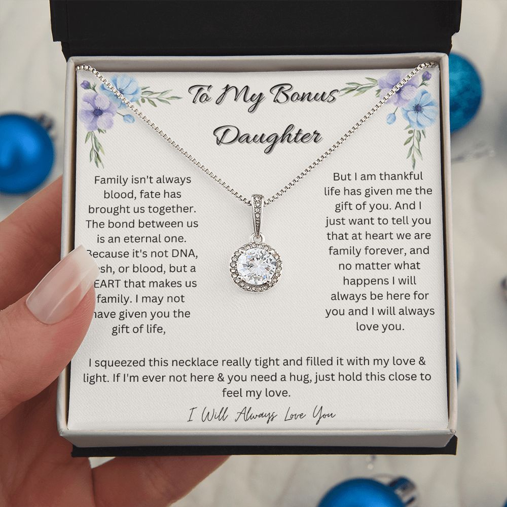 To My Bonus Daughter | Eternal Hope Necklace
