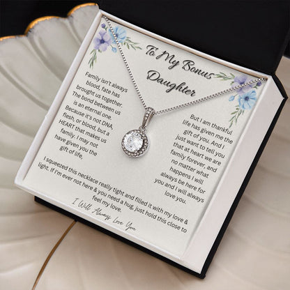 To My Bonus Daughter | Eternal Hope Necklace