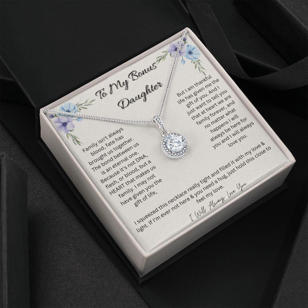 To My Bonus Daughter | Eternal Hope Necklace